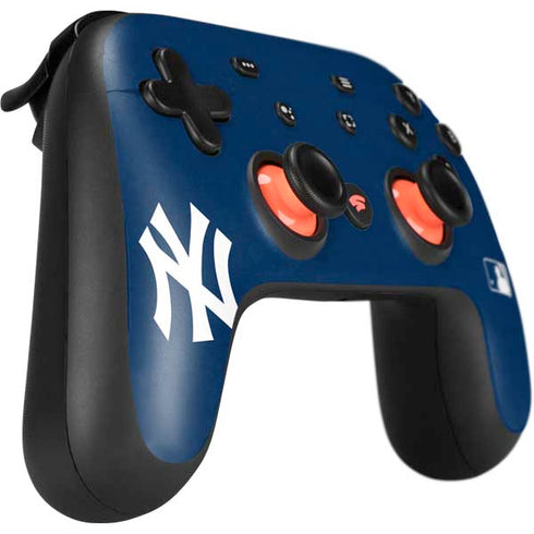 MLB New York Yankees - Solid Distressed Google Stadia Controller Skin